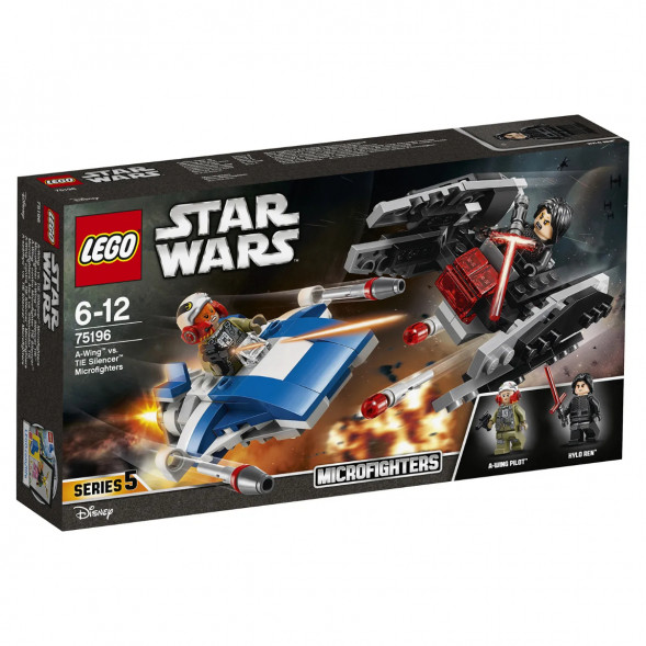 Конструктор LEGO Star Wars 75196 Истребитель типа A против бесшумного истребителя СИД в Казани