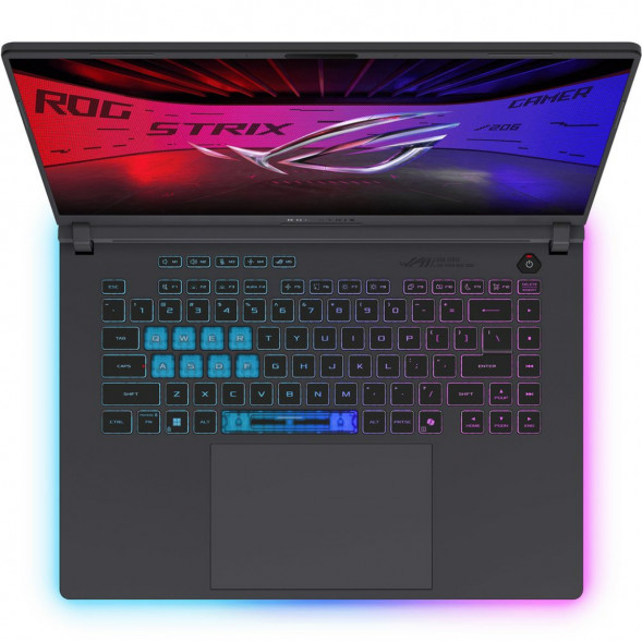 Ноутбук игровой ASUS ROG Strix G16 G615JMR-TS415 (16&amp;quot;, IPS, Intel Core i7-14650HX 2.2ГГц, 16-ядерный, 16ГБ DDR5, 512 ГБ SSD, NVIDIA GeForce RTX 5060 - 8 ГБ, без ОС), серый в Казани