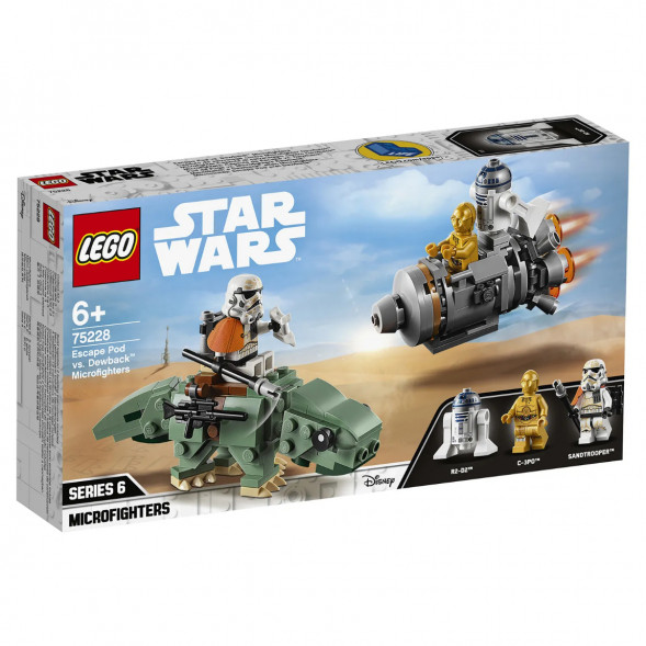 Конструктор LEGO Star Wars 75228 Спасательная капсула Микрофайтеры дьюбэк в Казани