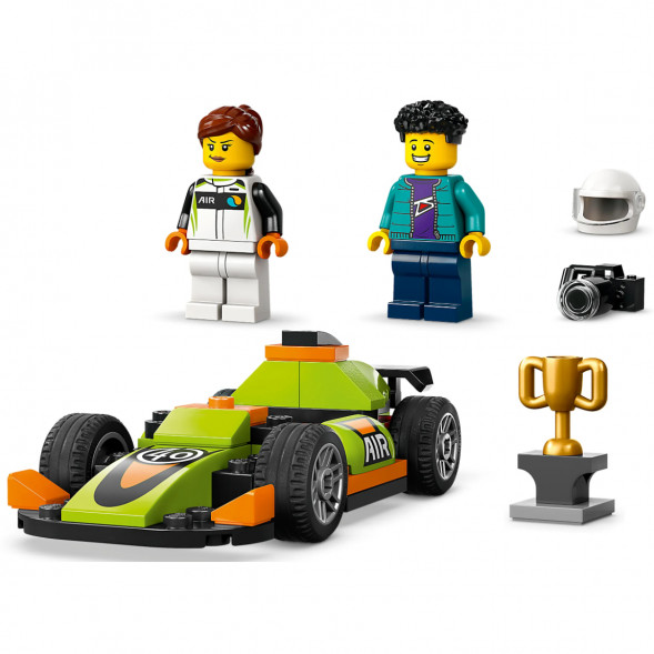Конструктор LEGO City 60399 Зеленый Гоночный автомобиль в Казани