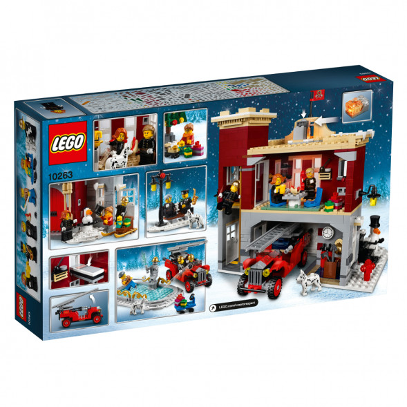 Конструктор LEGO Creator 10263 Пожарная часть в зимней деревне в Казани