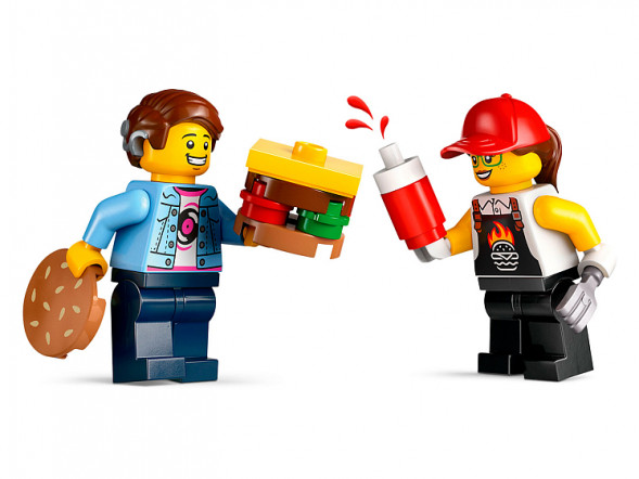 Конструктор LEGO City 60404 Бургерная на колесах в Казани