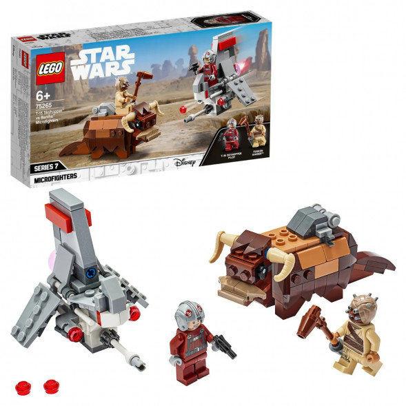 Конструктор LEGO Star Wars 75265 Микрофайтеры Скайхоппер T-16 против Банты в Казани