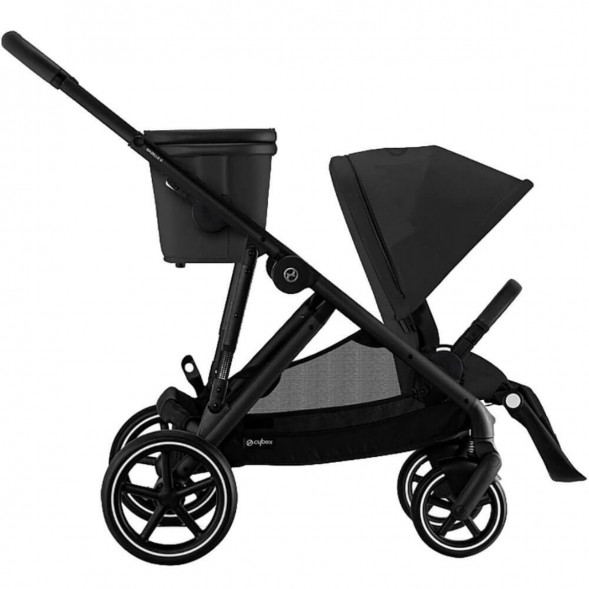 Детская коляска Cybex Gazelle S BLK Moon Black с корзиной и дождевиком в Казани