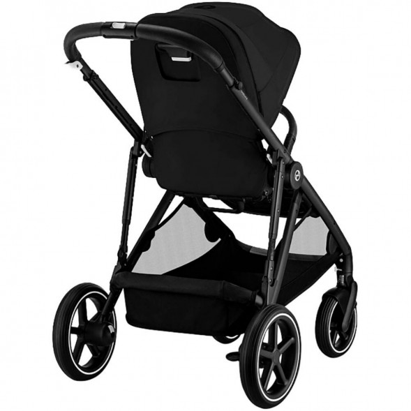 Детская коляска Cybex Gazelle S BLK Moon Black с корзиной и дождевиком в Казани