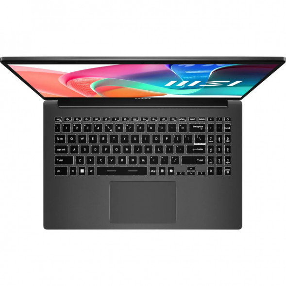 Ноутбук MSI Modern 15 F1MXG-1278XRU (15.6&amp;quot;, IPS, Intel Core 7 150U 1.8ГГц, 10 ядер, 16ГБ DDR5, 512ГБ SSD, Intel Iris Xe Graphics, без ОС), серый в Казани