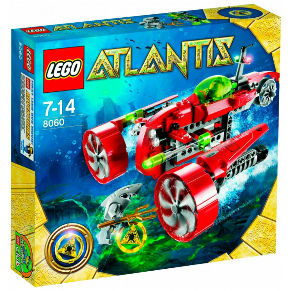 Конструктор LEGO Atlantis 8060 Субмарина Тайфун Турбо в Казани