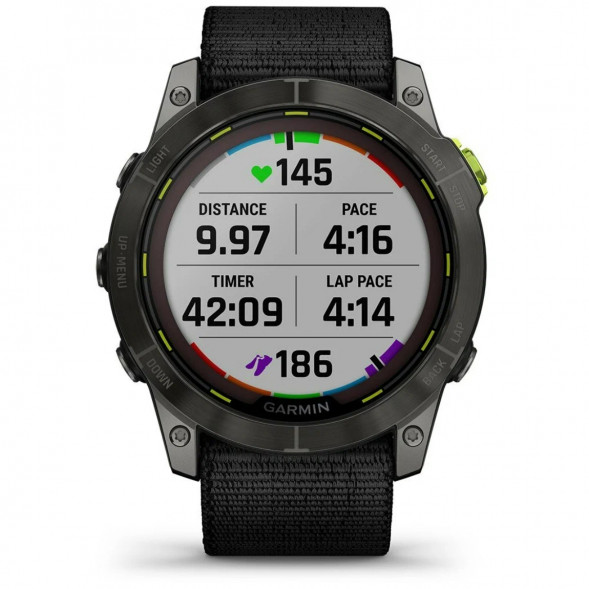 Умные часы Garmin Enduro 2 угольно-серый DLC титановый с нейлоновым ремешком UltraFit 010-02754-01 в Казани