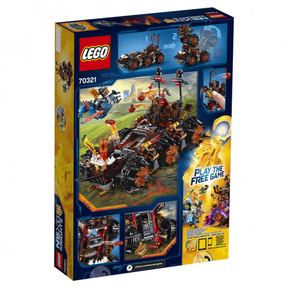 Конструктор LEGO Nexo Knights 70321 Роковое наступление Генерала Магмара в Казани