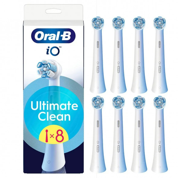 Сменные насадки Oral-B iO Series Ultimate Clean 360, 8 шт., белый в Казани