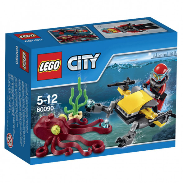 Конструктор LEGO City Deep Sea Explorers 60090 Глубоководный скутер в Казани
