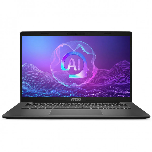 Ноутбук MSI Modern A14 AI+ F3HMG-041XRU (14&amp;quot;, IPS, AMD Ryzen AI 5 330 2ГГц, 4 ядра, 16ГБ DDR5, 512ГБ SSD, AMD Radeon 820M, без ОС), серый в Казани