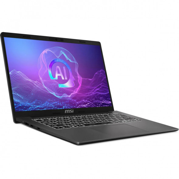 Ноутбук MSI Modern A14 AI+ F3HMG-041XRU (14&amp;quot;, IPS, AMD Ryzen AI 5 330 2ГГц, 4 ядра, 16ГБ DDR5, 512ГБ SSD, AMD Radeon 820M, без ОС), серый в Казани