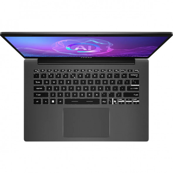 Ноутбук MSI Modern A14 AI+ F3HMG-041XRU (14&amp;quot;, IPS, AMD Ryzen AI 5 330 2ГГц, 4 ядра, 16ГБ DDR5, 512ГБ SSD, AMD Radeon 820M, без ОС), серый в Казани
