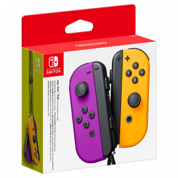 Геймпад Nintendo Switch Joy-Con controllers Duo, фиолетовый/оранжевый в Казани