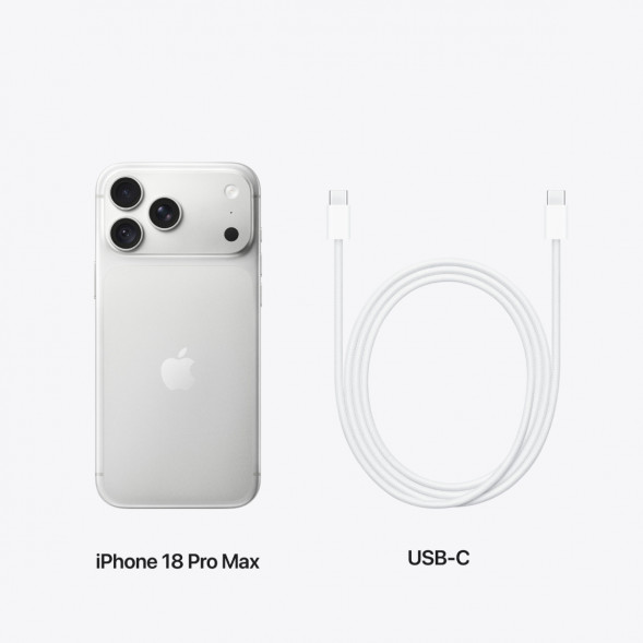 Смартфон Apple iPhone 18 Pro Max 2TB (SIM + eSIM), Silver в Казани