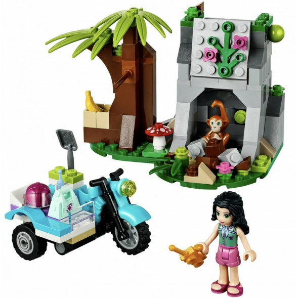 Конструктор LEGO Friends 41032 Джунгли: Мотоцикл скорой помощи в Казани