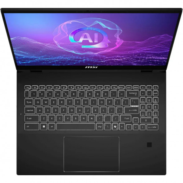 Ноутбук трансформер MSI Summit 16 AI Evo A2HMTG-057RU (16&amp;quot;, IPS, Intel Core Ultra 7 255H 2ГГц, 16 ядер, 16ГБ LPDDR5, 1ТБ SSD, Intel Arc 140T, Windows 11 Home), черный в Казани