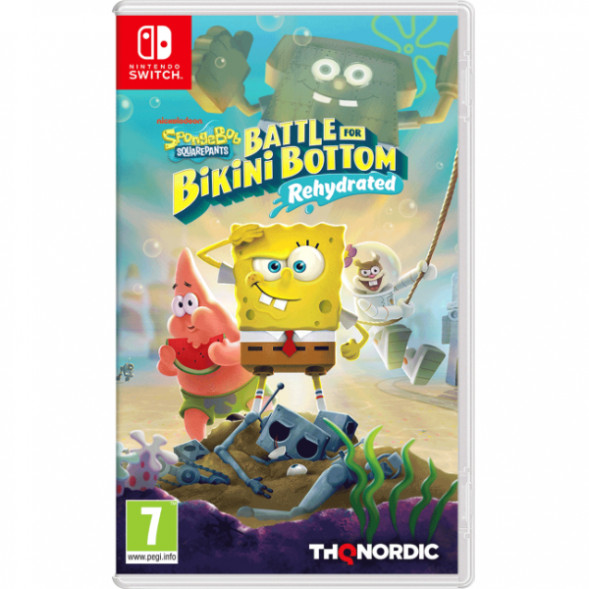 Игра SpongeBob SquarePants: Battle for Bikini Bottom - Rehydrated [Nintendo Switch, русские субтитры] в Казани