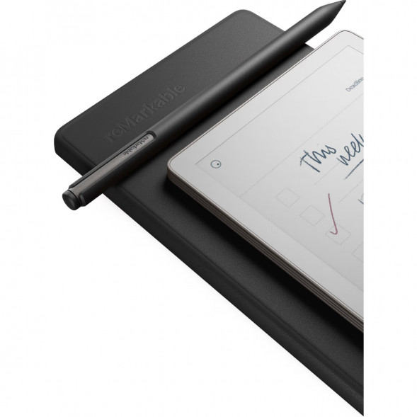 Графический планшет reMarkable Paper Pro Move + Стилус MarkerPlus + Чехол BookFolio Premium Leather, Black в Казани