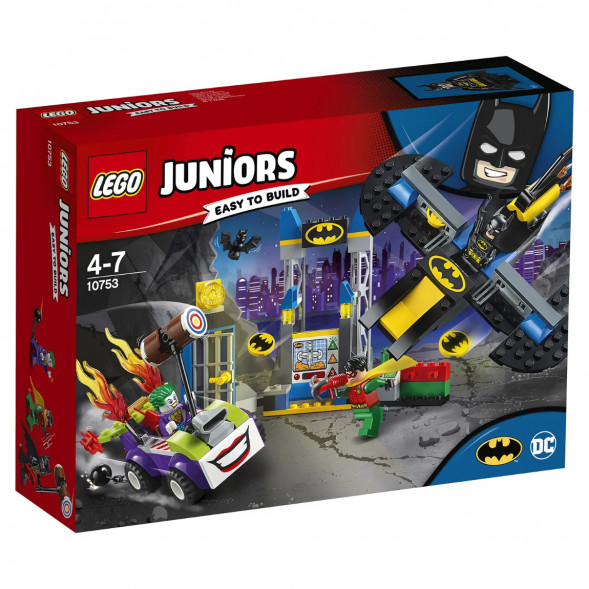 Конструктор LEGO Juniors 10753 Нападение Джокера на Бэтпещеру в Казани