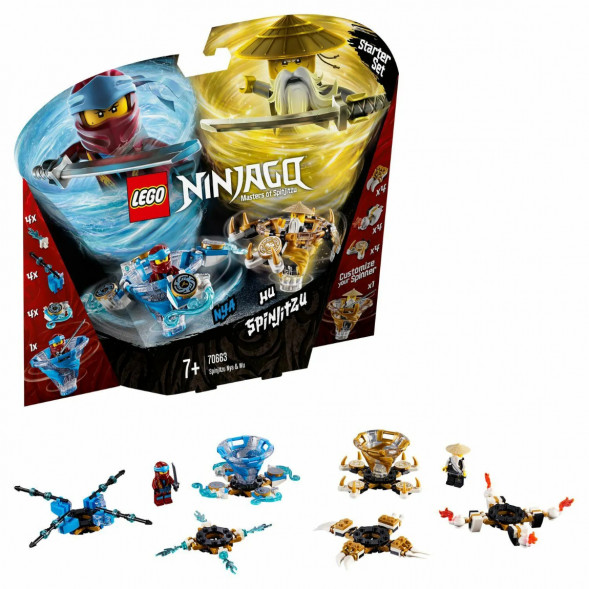 Конструктор LEGO Ninjago 70663 Ния и Ву: мастера Кружитцу в Казани