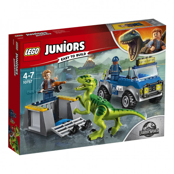 Конструктор LEGO Juniors 10757 Грузовик спасателей для перевозки раптора в Казани
